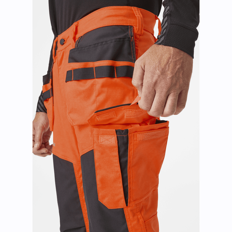Helly Hansen 77423 Alna 2.0 Hi-Vis Construction Pants Trousers Class 2 - HI-VIS TROUSERS