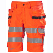Helly Hansen 77425 Alna 2.0 Hi-Vis Stretch Construction Shorts - HI-VIS SHORTS