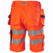 Helly Hansen 77425 Alna 2.0 Hi-Vis Stretch Construction Shorts - HI-VIS SHORTS
