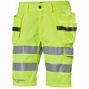 Helly Hansen 77425 Alna 2.0 Hi-Vis Stretch Construction Shorts - HI-VIS SHORTS
