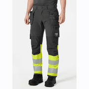 Helly Hansen 77427 Alna 4-Way Stretch Construction Pant Trouser, Class 1 - HI-VIS TROUSERS