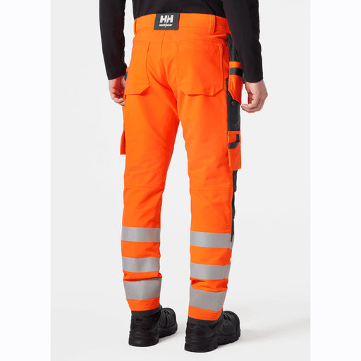 Helly Hansen 77428 Alna 4-Way Stretch Construction Pant Trouser Class 2 - HI-VIS TROUSERS