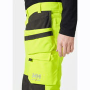 Helly Hansen 77428 Alna 4-Way Stretch Construction Pant Trouser Class 2 - HI-VIS TROUSERS