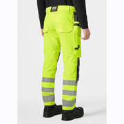 Helly Hansen 77428 Alna 4-Way Stretch Construction Pant Trouser Class 2 - HI-VIS TROUSERS