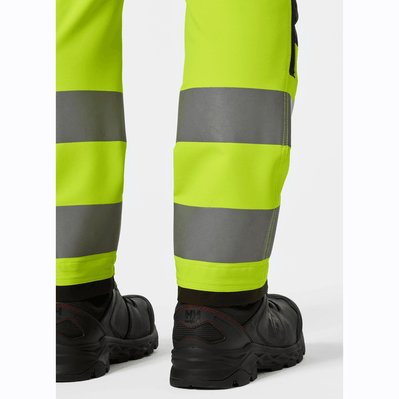 Helly Hansen 77429 Alna 4-Way Stretch Hi-Vis Cargo Pant Trouser - HI-VIS TROUSERS