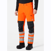 Helly Hansen 77430 Alna 4-Way Hi-Vis Knee Pad Stretch Trousers - HI-VIS TROUSERS