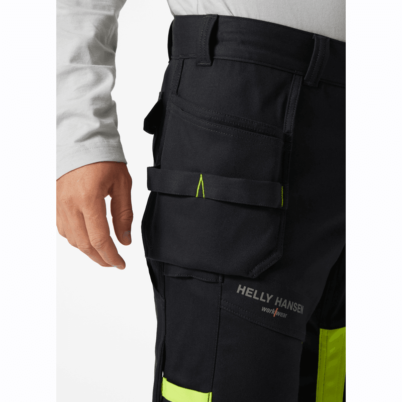 Helly Hansen 77450 Fyre Hi-Vis Anti Flame Arc Protection Pant Trousers - FLAME RETARDANT TROUSERS