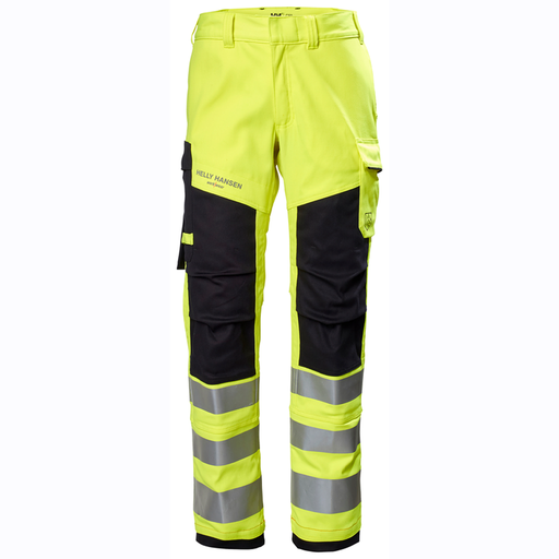 Helly Hansen 77451 Fyre Flame Retardant Work Pants, Class 2 Yellow 31" Waist, 31.5" Leg - SALE HI-VIS TROUSERS