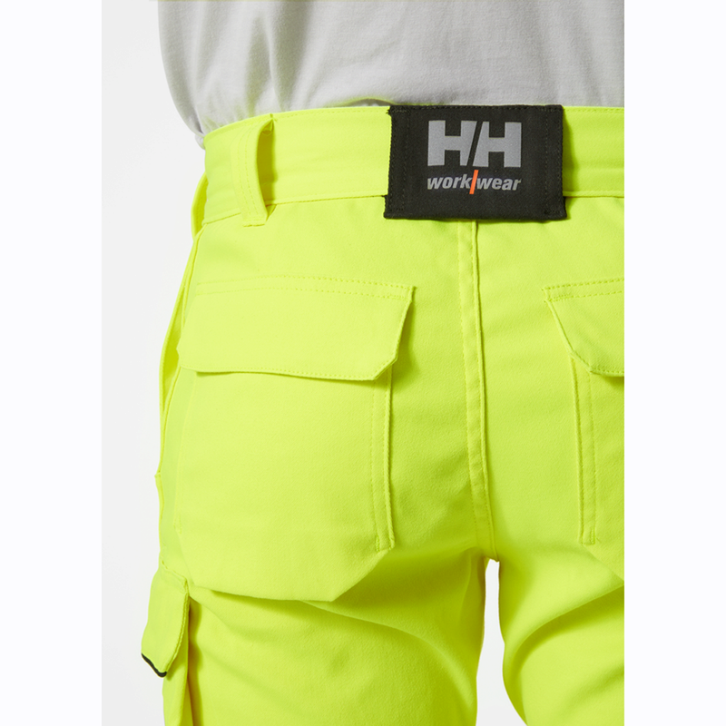 Helly Hansen 77451 Fyre Flame Retardant Work Pants, Class 2 Yellow 31" Waist, 31.5" Leg - SALE HI-VIS TROUSERS