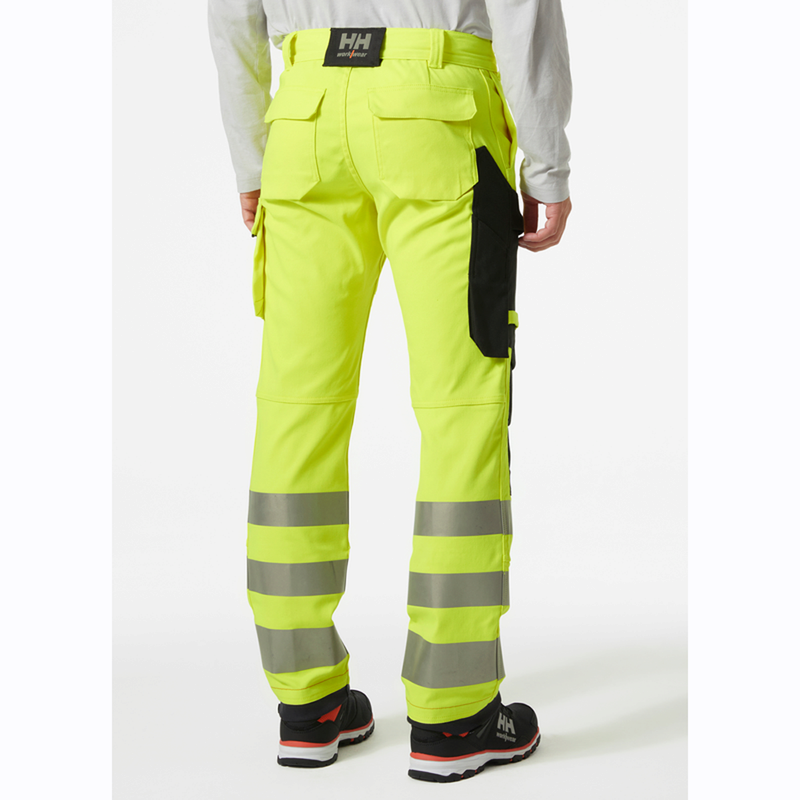 Helly Hansen 77451 Fyre Flame Retardant Work Pants, Class 2 Yellow 31" Waist, 31.5" Leg - SALE HI-VIS TROUSERS