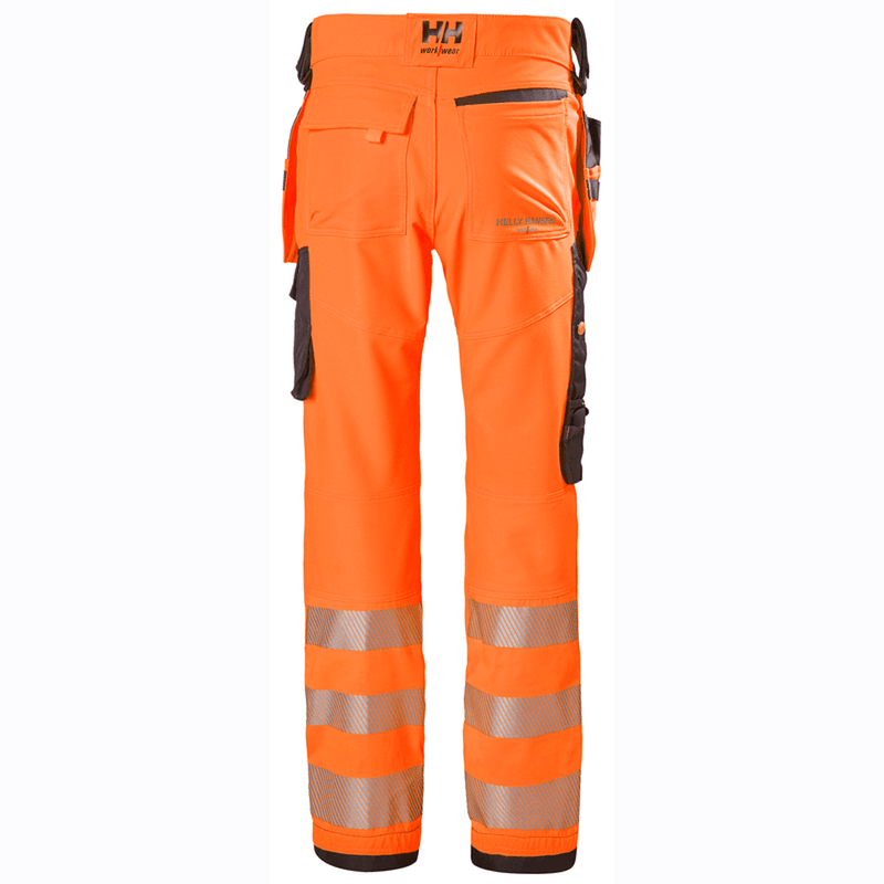 Helly Hansen 77472 ICU Hi-Vis Contruction Pant Trouser Class 2 - HI-VIS TROUSERS