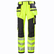 Helly Hansen 77472 ICU Hi-Vis Contruction Pant Trouser Class 2 - HI-VIS TROUSERS