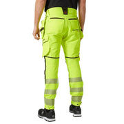 Helly Hansen 77499 ICU BRZ Construction Hi-Vis Work Trousers Pant Class 2 - HI-VIS TROUSERS