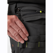 Helly Hansen 77500 Hi-Vis ICU BRZ 4-Way Holster Pocket Knee Pad Stretch Trousers Class 1 - HI-VIS TROUSERS