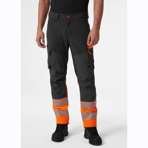 Helly Hansen 77501 Hi-Vis ICU BRZ Cargo Service Pants Trousers Class 1 - HI-VIS TROUSERS