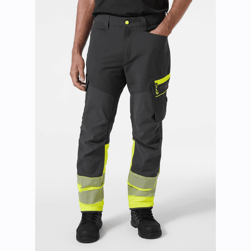 Helly Hansen 77501 Hi-Vis ICU BRZ Cargo Service Pants Trousers Class 1 - HI-VIS TROUSERS