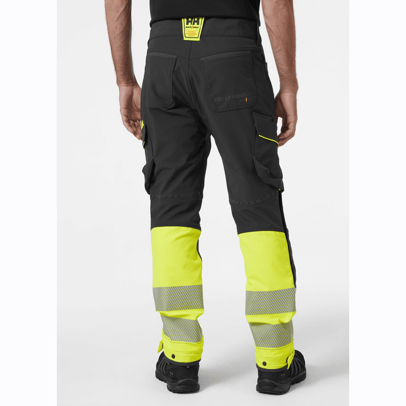 Helly Hansen 77501 Hi-Vis ICU BRZ Cargo Service Pants Trousers Class 1 - HI-VIS TROUSERS