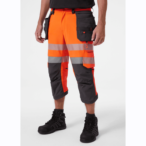 Helly Hansen 77502 ICU BRZ Hi-Vis Pirate Construction Pants Trousers, Class 1 - HI-VIS TROUSERS
