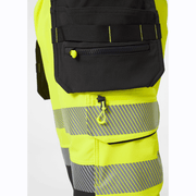 Helly Hansen 77502 ICU BRZ Hi-Vis Pirate Construction Pants Trousers, Class 1 - HI-VIS TROUSERS