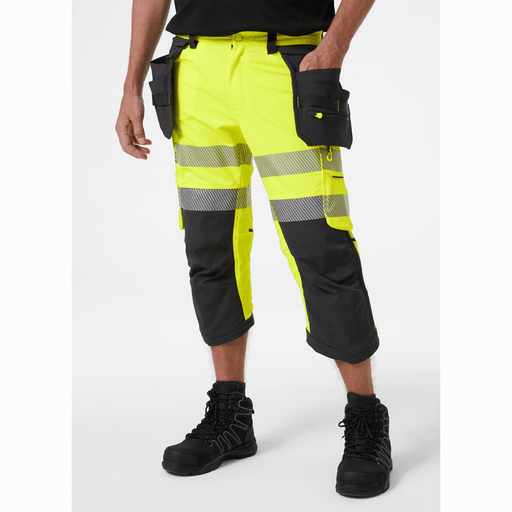 Helly Hansen 77502 ICU BRZ Hi-Vis Pirate Construction Pants Trousers, Class 1 - HI-VIS TROUSERS