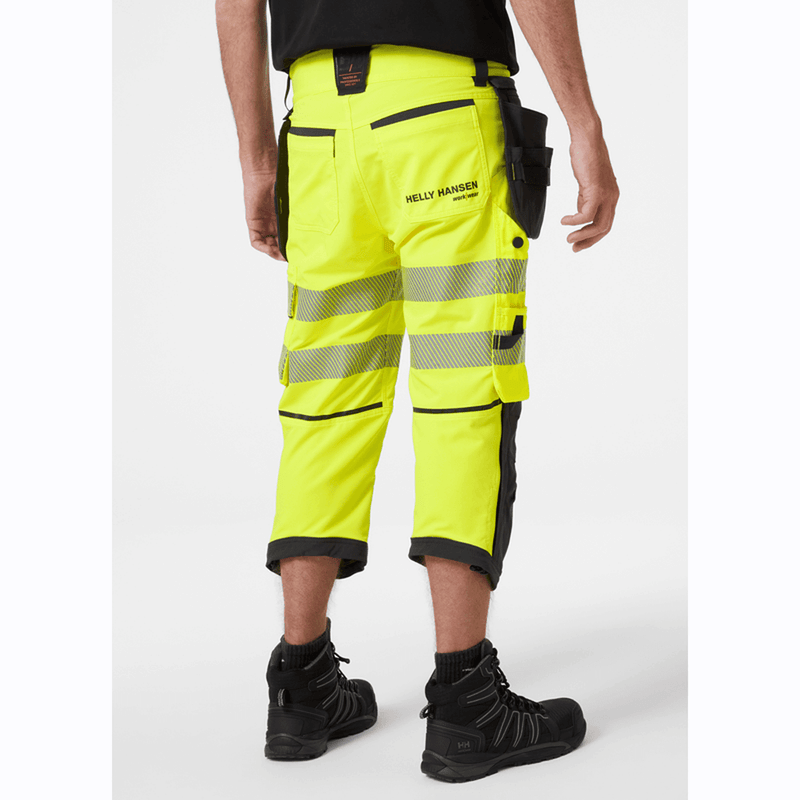 Helly Hansen 77502 ICU BRZ Hi-Vis Pirate Construction Pants Trousers, Class 1 - HI-VIS TROUSERS