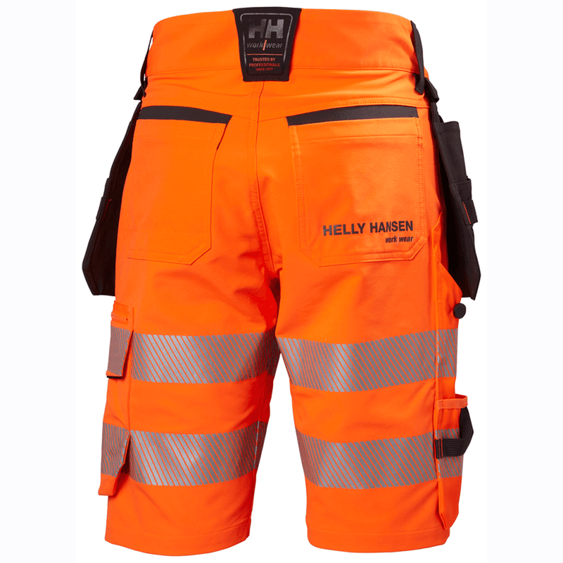 Helly Hansen 77503 ICU Hi-Vis Construction Shorts, Class 1 - HI-VIS SHORTS