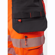 Helly Hansen 77503 ICU Hi-Vis Construction Shorts, Class 1 - HI-VIS SHORTS
