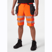 Helly Hansen 77503 ICU Hi-Vis Construction Shorts, Class 1 - HI-VIS SHORTS
