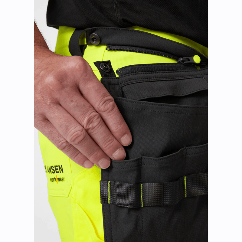 Helly Hansen 77503 ICU Hi-Vis Construction Shorts, Class 1 - HI-VIS SHORTS