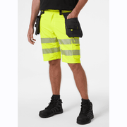 Helly Hansen 77503 ICU Hi-Vis Construction Shorts, Class 1 - HI-VIS SHORTS
