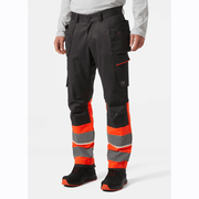 Helly Hansen 77511 UC-ME Hi-Vis Constuction Pants Trousers Class 1 - HI-VIS TROUSERS