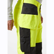 Helly Hansen 77512 UC-ME Hi-Vis Construction Pant Trouser Class 2 - HI-VIS TROUSERS