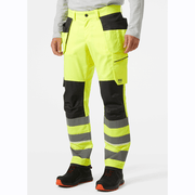 Helly Hansen 77512 UC-ME Hi-Vis Construction Pant Trouser Class 2 - HI-VIS TROUSERS