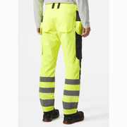 Helly Hansen 77512 UC-ME Hi-Vis Construction Pant Trouser Class 2 - HI-VIS TROUSERS