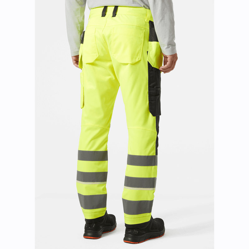 Helly Hansen 77512 UC-ME Hi-Vis Construction Pant Trouser Class 2 - HI-VIS TROUSERS