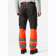 Helly Hansen UC-ME 2-Way Stretch Hi-Vis Work Cargo Pant Trouser Class 1 - HI-VIS TROUSERS