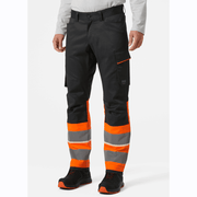 Helly Hansen UC-ME 2-Way Stretch Hi-Vis Work Cargo Pant Trouser Class 1 - HI-VIS TROUSERS
