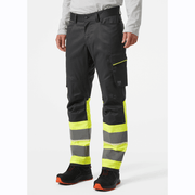 Helly Hansen UC-ME 2-Way Stretch Hi-Vis Work Cargo Pant Trouser Class 1 - HI-VIS TROUSERS