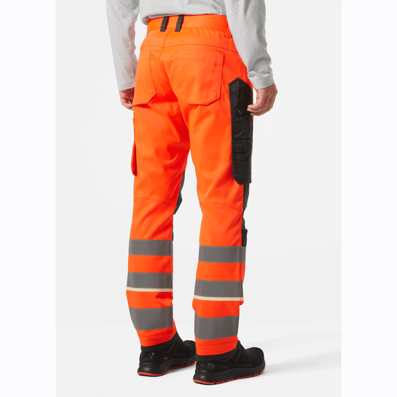 Helly Hansen 77514 UC-ME Hi-Vis Cargo Pant Trousers Class 2 - HI-VIS TROUSERS