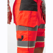 Helly Hansen 77516 UC-ME Hi-Vis 2-Way Stretch Construction Shorts - HI-VIS SHORTS