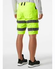 Helly Hansen 77517 UC-ME Hi-Vis 2-Way Stretch Cargo Work Shorts - HI-VIS SHORTS