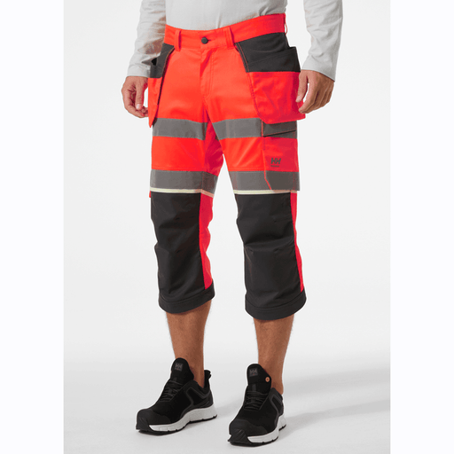 Helly Hansen 77518 UC-ME Hi-Vis Construction Pirate Trousers Pants - HI-VIS TROUSERS
