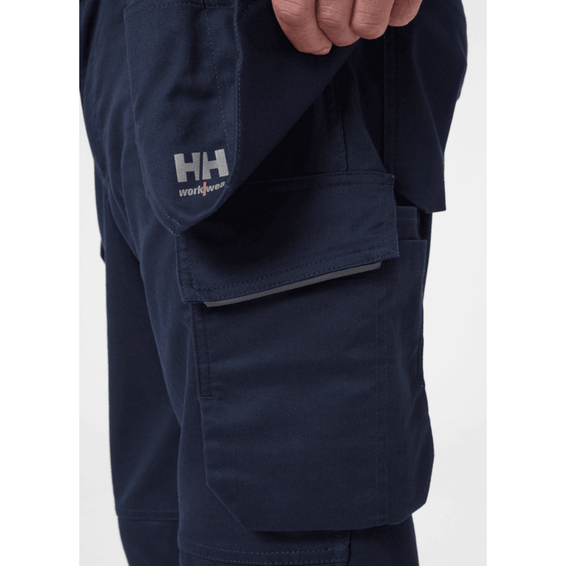 Helly Hansen 77521 Manchester Holster Pocket Knee Pad Trousers Navy - KNEE PAD TROUSERS