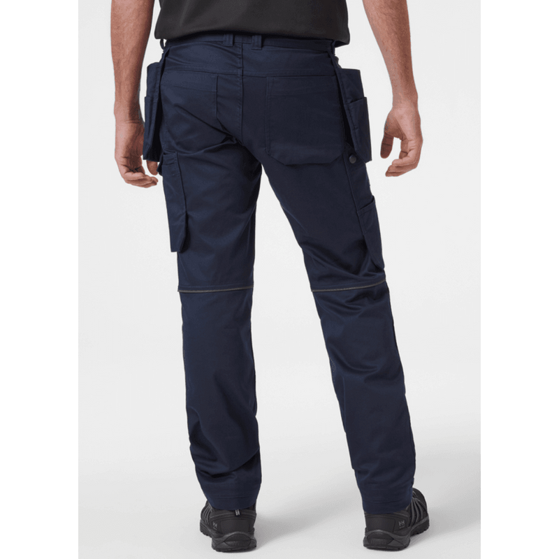 Helly Hansen 77521 Manchester Holster Pocket Knee Pad Trousers Navy - KNEE PAD TROUSERS