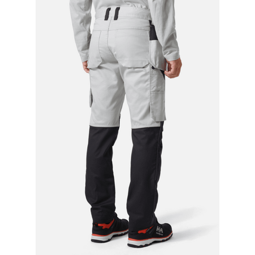 Helly Hansen 77521 Manchester Holster Pocket Knee Pad Trousers Grey Fog - KNEE PAD TROUSERS
