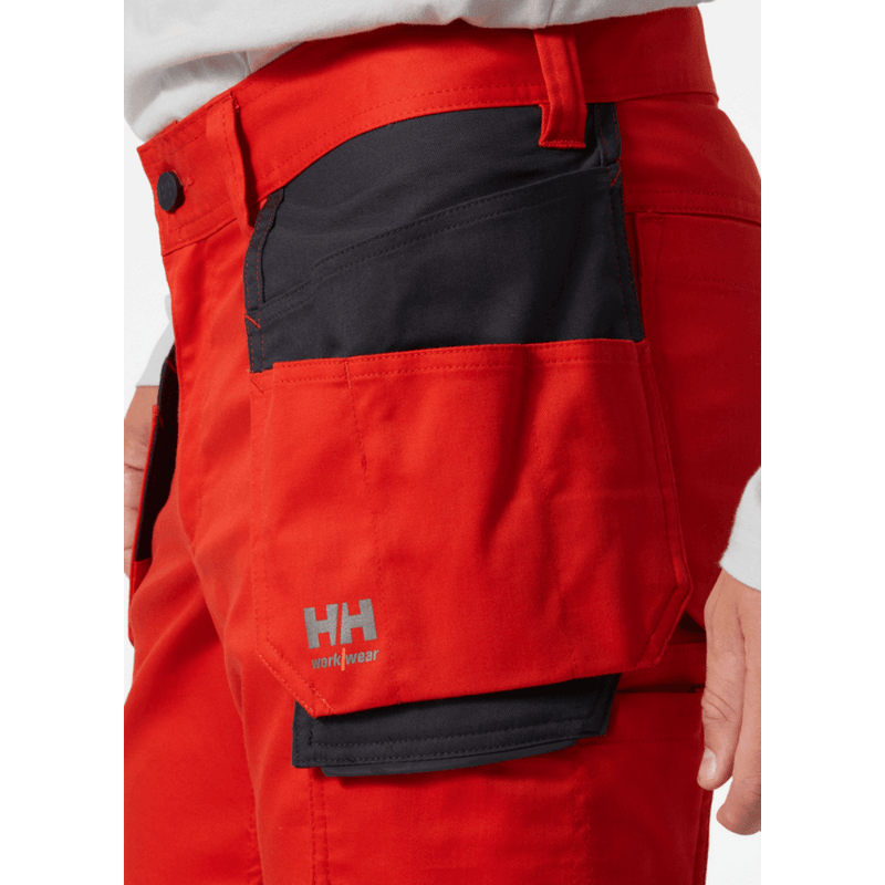 Helly Hansen 77521 Manchester Holster Pocket Knee Pad Trouser Albert Red - KNEE PAD TROUSERS
