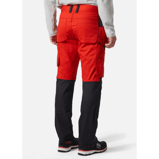 Helly Hansen 77521 Manchester Holster Pocket Knee Pad Trouser Albert Red - KNEE PAD TROUSERS