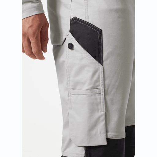 Helly Hansen 77523 Manchester Knee Pad Trouser Grey Fog - CARGO & COMBAT TROUSERS