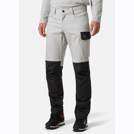 Helly Hansen 77523 Manchester Knee Pad Trouser Grey Fog - CARGO & COMBAT TROUSERS