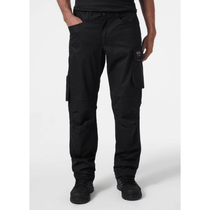 Helly Hansen 77523 Manchester Knee Pad Trousers Black - CARGO & COMBAT TROUSERS